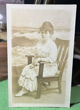 ATQ RPPC Lovely Lady Souvenir Photo Postcard Wadham’s Studio Wildwood New Jersey picture