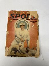 Street and Snmith's Sport Story Magazine, 8/10/ 1932, Vol. 36 #3, Baseball picture