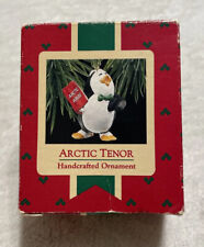 Hallmark Keepsake Christmas Ornament Artic Tenor Singing Penguin Vintage 1988 picture