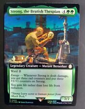 MTG Fallout - Strong, The Brutish Thespian - Foil Extended Art Rare picture