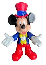 Vintage Mickey Mouse Action Figure Epcot Walt Disney Top Hat Tux USA 3