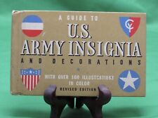 1945 Whitman Publishing Guide To US Army Insignia & Decorations Gordon Peterson picture
