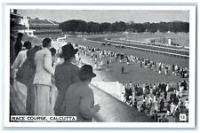 c1950's View of Race Course Calcutta India Unposted Vintage Postcard picture
