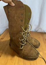 antique leather suede military tall boots pilot lace up see pics wwi wwii ww2 ww picture