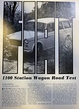 Road Test 1965 Fiat 1100 Station Wagon illustrated picture