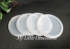 Tupperware Lot of 4 G, #297 Seals, 16 Oz Tumbler, Snack Cups Replacement Lids 3