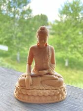 3D Printed Sitting Buddha Statue Figure / Figurine Desk Ornament Multi Copper picture