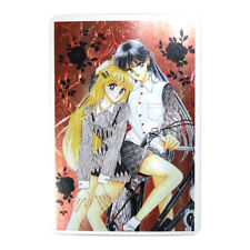 Sailor Moon Manga Prism STICKER CARD - Minako and Rei Bicycle picture