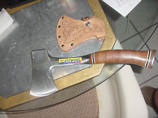 Estwing No 1 Hatchet Ax with Tooled Leather Sheath Made In USA picture