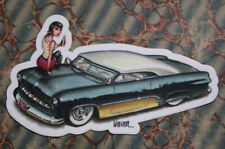 Keith WEESNER Decal vtg 1949 1950 1951 Ford ShoeBox Custom leadsled chop top  picture