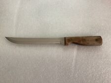 Vintage Old Homestead slicer knife stainless Japan 8” blade wood handle picture