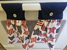 Patriotic American Stars Towel Set of Two picture