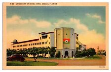 Vintage University of Miami, Coral Gables, FL Postcard picture