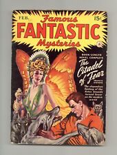 Famous Fantastic Mysteries Pulp Feb 1942 Vol. 3 #6 GD picture
