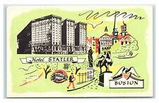 Postcard Hotel Statler, Boston, Mass 1952 U13 picture