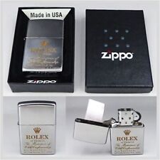Zippo Lighter Rolex 2021 ROLEX Novelty Case Box Booklet Tags Display W picture