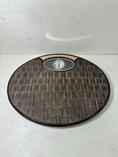 Counselor Scale Vintage Mechanical Retro MCM Wood Basketweave Pattern Adjustable picture