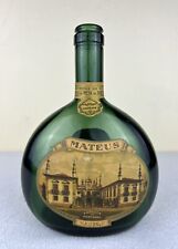 Vintage Mateus Green Glass Bottle Produce of Portugal Rose Wine Sogrape 8 1/8” picture