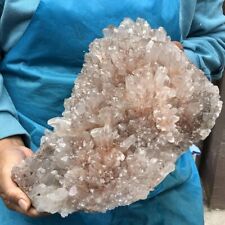 10.91LB Natural Clear Quartz Cluster Crystal Cluster Mineral Specimen Heals 1122 picture