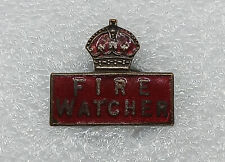 WWII British Fire Watcher Pin picture