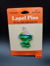 Vintage Halloween Wizard Frog Brooch (Hallmark Pin) picture