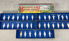American Presidents in Miniature Vintage Marx 35 Complete Unpainted w/Booklets picture