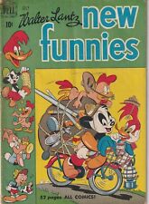 NEW FUNNIES #161   PACKED BICYCLE COVER  WALTER LANTZ  DELL  GOLDEN-AGE  1950 picture