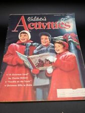 Vintage 1955 Children's Activities Merry Christmas Big Edition picture