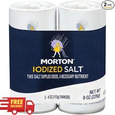 Morton Iodized Salt Shakers - 2 CT picture
