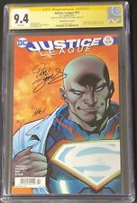 Justice League #51 Newsstand Error Edition SS Dan Jurgens Tony Cordos CGC 9.4 picture