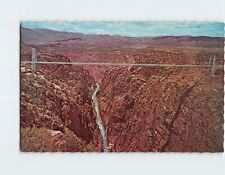 Postcard Royal Gorge Suspension Bridge Colorado USA North America picture