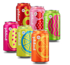POPPI Sparkling Prebiotic Soda: Fun Favorites Variety Pack, 12-Pack, 12oz picture