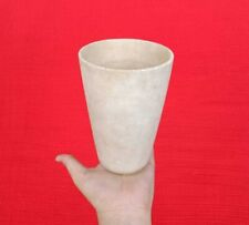 Vintage Old Antique Handcrafted Heavy Marble Stone Victorian Milk / Water Glass picture