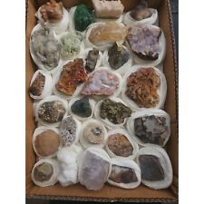 4Lb Wholesale minerals Flat Box of 27 specimens of high quality Collection, #36 picture
