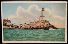 Vintage Postcard 1901 White Island Light, Isle of Shoals, Portsmouth, NH picture