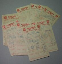 25 invoices, 7-Up 1949-54; Crystal Rock Beverage LANCASTER PA.; Tru-Ade; Houseal picture