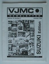 VJMC Vintage Japan Motorcycle Club Newsletter October 1985 magazine SUZUKI Edit picture