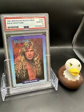1991 RockCards Brockum #257 - Dave Mustaine - PSA Gem Mint 10 picture