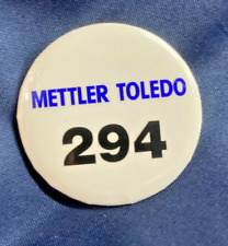Mettler Toledo 294 pinback button badge picture