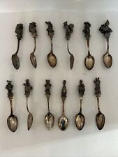 Set of 12 Vintage Beatrix Potter Spoons New England Collector Peter Rabbit picture
