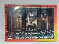 1992 Topps Trading Card Batman Returns 36 The List of Oswald Cobblepot picture