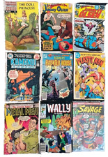 Vintage Comic Book LOT OF 9 COMICS Jimmy Olsen Savage Wally Metal Men Kamando picture