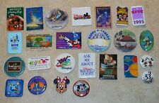 Disney Authentic Pin-back Buttons Assorted Lot of 25 No Duplicates PB4 picture