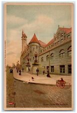 c1905s Union Station Exterior Roadside Scene St. Louis Missouri MO Tuck Postcard picture