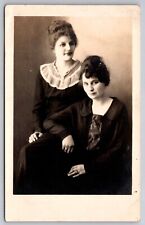 eStampsNet - RPPC Two Well Dressed Young Women circa 1908 Postcard picture