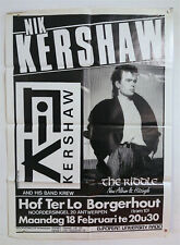 Nik Kershaw – Original Concert Poster - Very Rare - 1984 picture