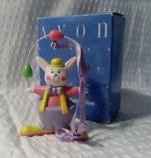 Vintage 1991 - Avon Easter Bunny Clown Ornament Perfect Juggler  (Original Box) picture