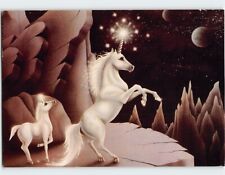 Postcard Unicorns Print picture