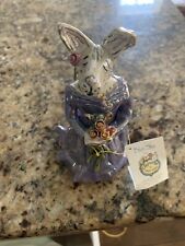 NWT Blue Sky Clayworks By Heather Goldminc Bridesmaid Victoria Rabbit 5.5”x3” picture