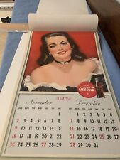 1947 Coca Cola Calendar, Museum Quality picture